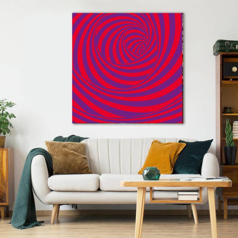 Soothing Optical Illusion Poster - Mental Peace Design - Image 7