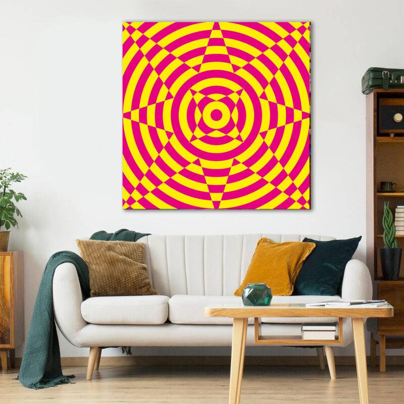 Stress Relief Illusion Art Print - Calming Visual Therapy - Image 7
