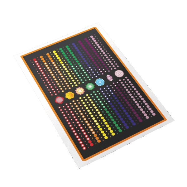 Anukrati Graphics Wall Decor Art Print -  7 Chakras Art Print – Spiritual Wall Décor for Harmony & Balance