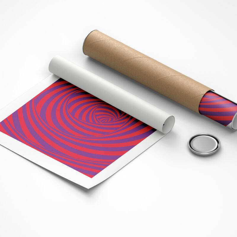 Soothing Optical Illusion Poster - Mental Peace Design - Image 4