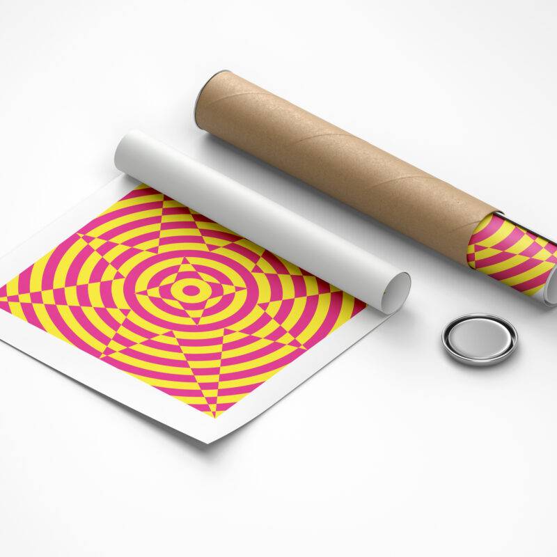 Stress Relief Illusion Art Print - Calming Visual Therapy - Image 4