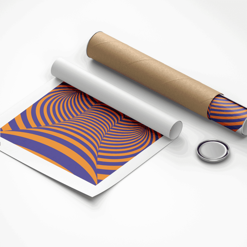 Stress-Reducing Wall Art Print – optical illusion design for calming décor, stress relief, and mindfulness-inspired interiors.