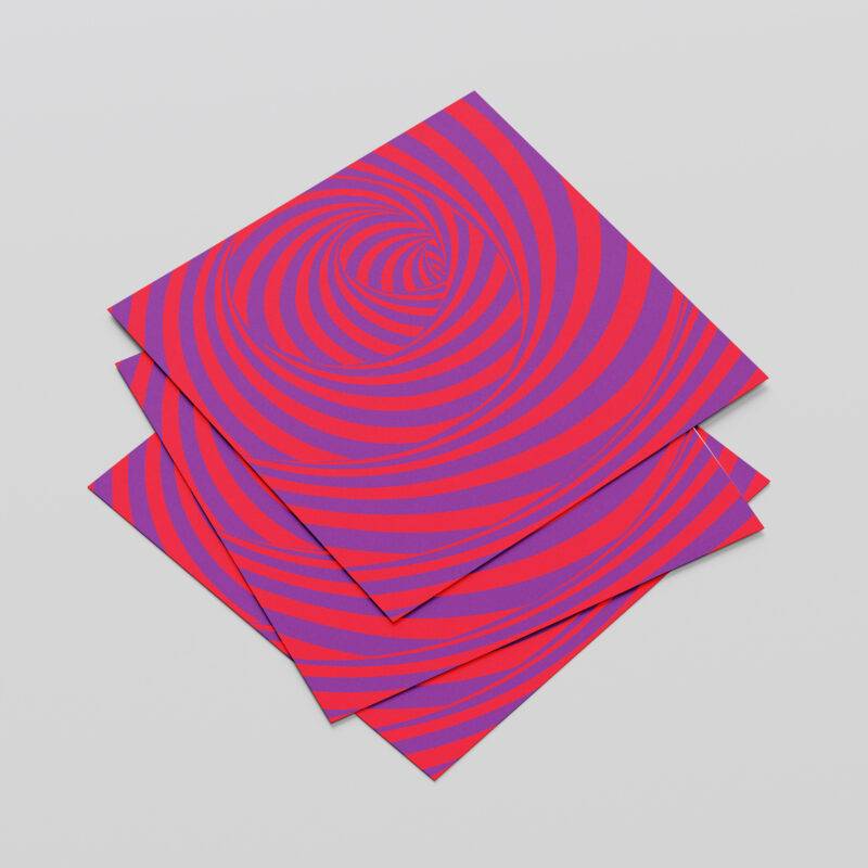 Soothing Optical Illusion Poster - Mental Peace Design - Image 5