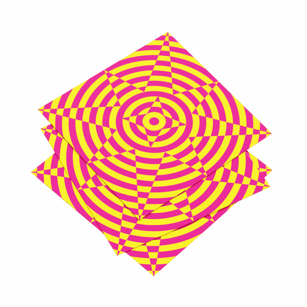 Anukrati Graphics Wall Decor Art Print -  Stress Relief Illusion Art Print - Calming Visual Therapy