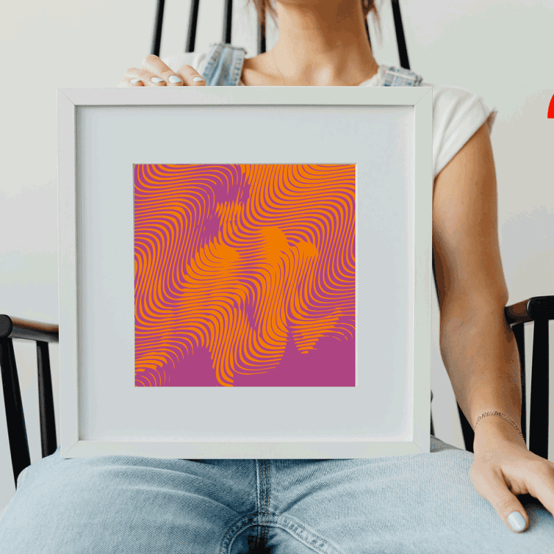 Sensual Silhouette Wall Art – Soft and Elegant - Image 3