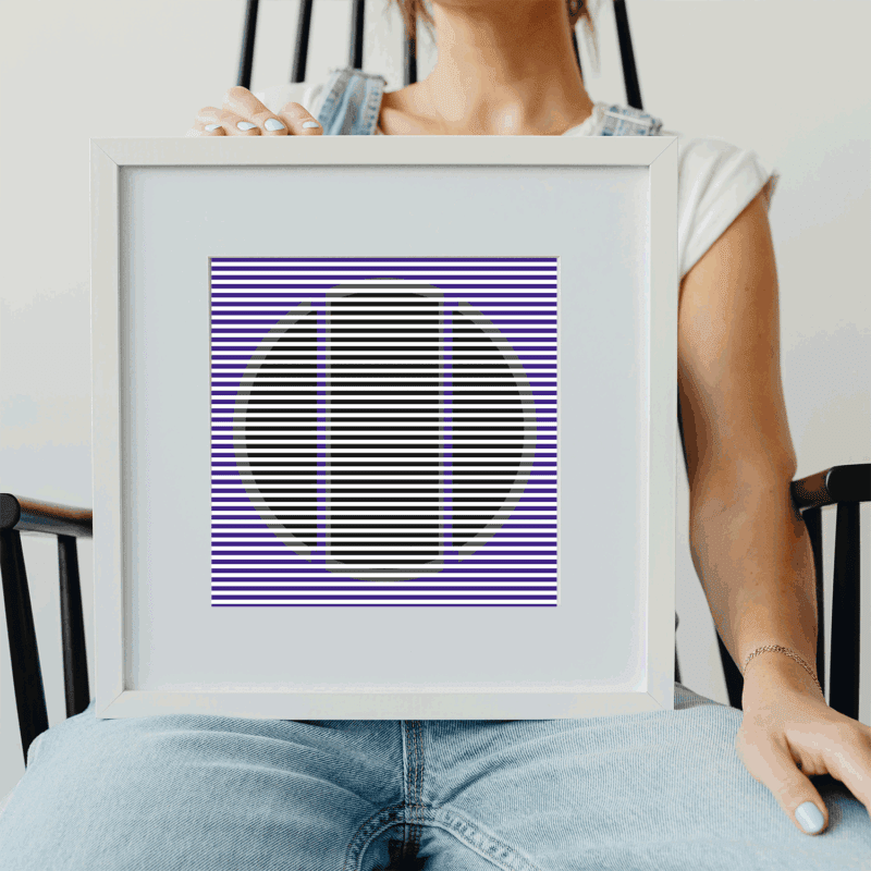 Mindful Illusion Art Print - Reduce Anxiety Naturally - Image 3