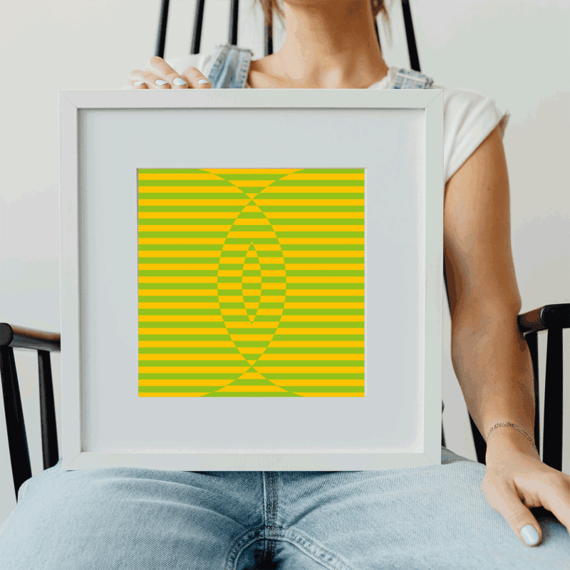 Relaxing Illusion Print for Mental Clarity and Calm - Image 3