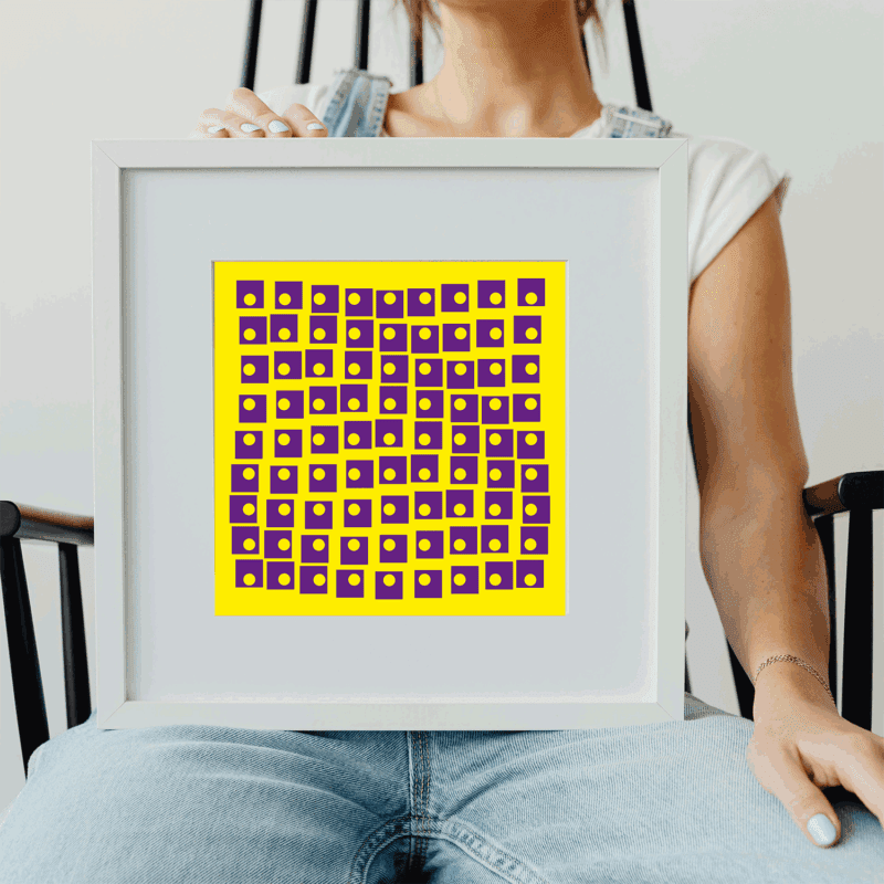 Tranquil Illusion Art Poster - Unframed Healing Print - Image 3