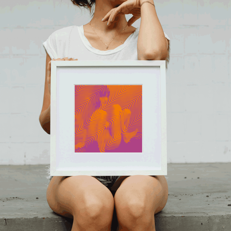 Sensual Silhouette Wall Art – Soft and Elegant - Image 2