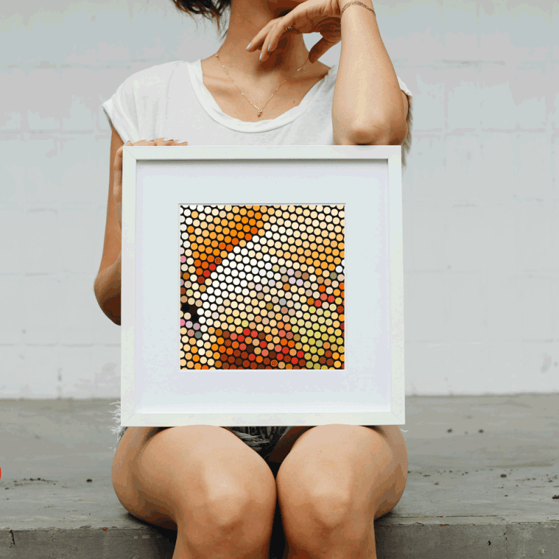 Ethnic Dot Art Poster – Bohemian Wall Décor for Modern Interiors - Image 2