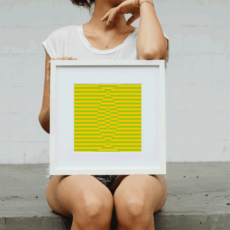 Relaxing Illusion Print for Mental Clarity and Calm - Image 2
