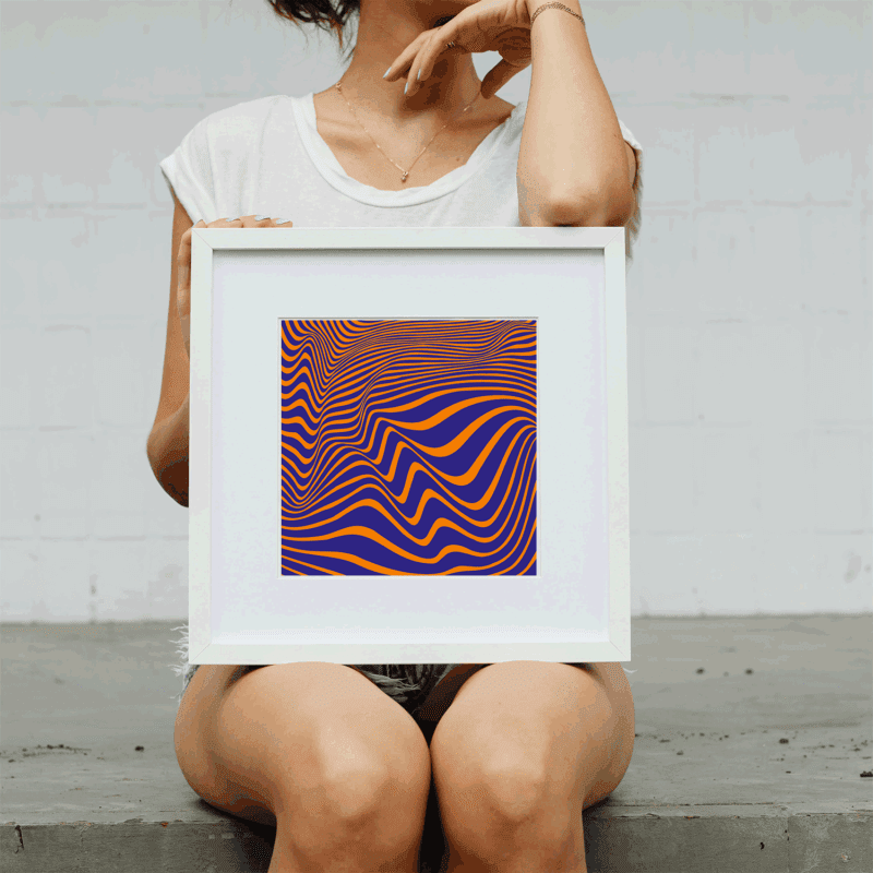 Meditation Illusion Art - Deep Focus Wall Decor - Image 3
