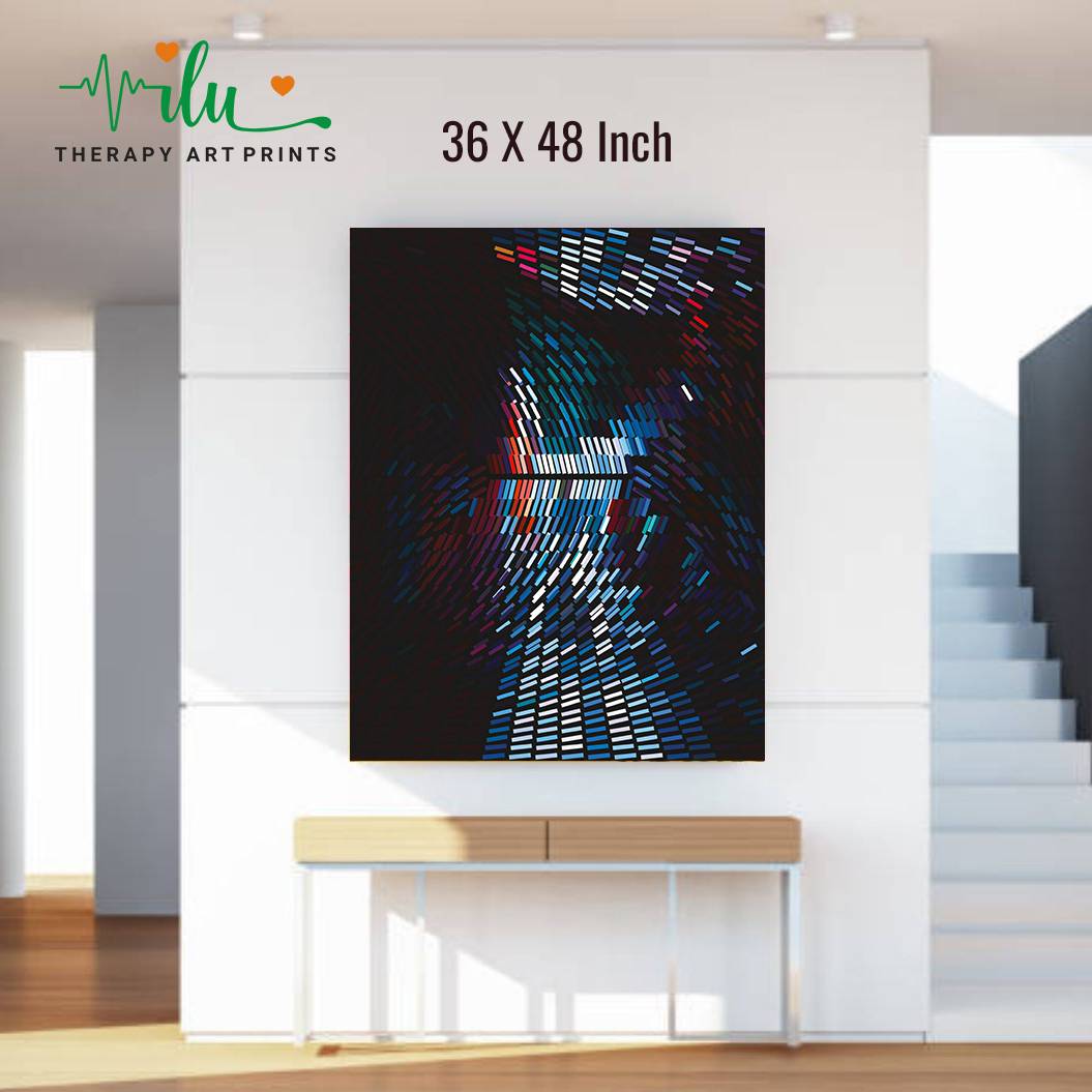 Mystic Hues – Dreamy Pattern Artwork, Ethereal Abstract Wall Art with Soft Gradients