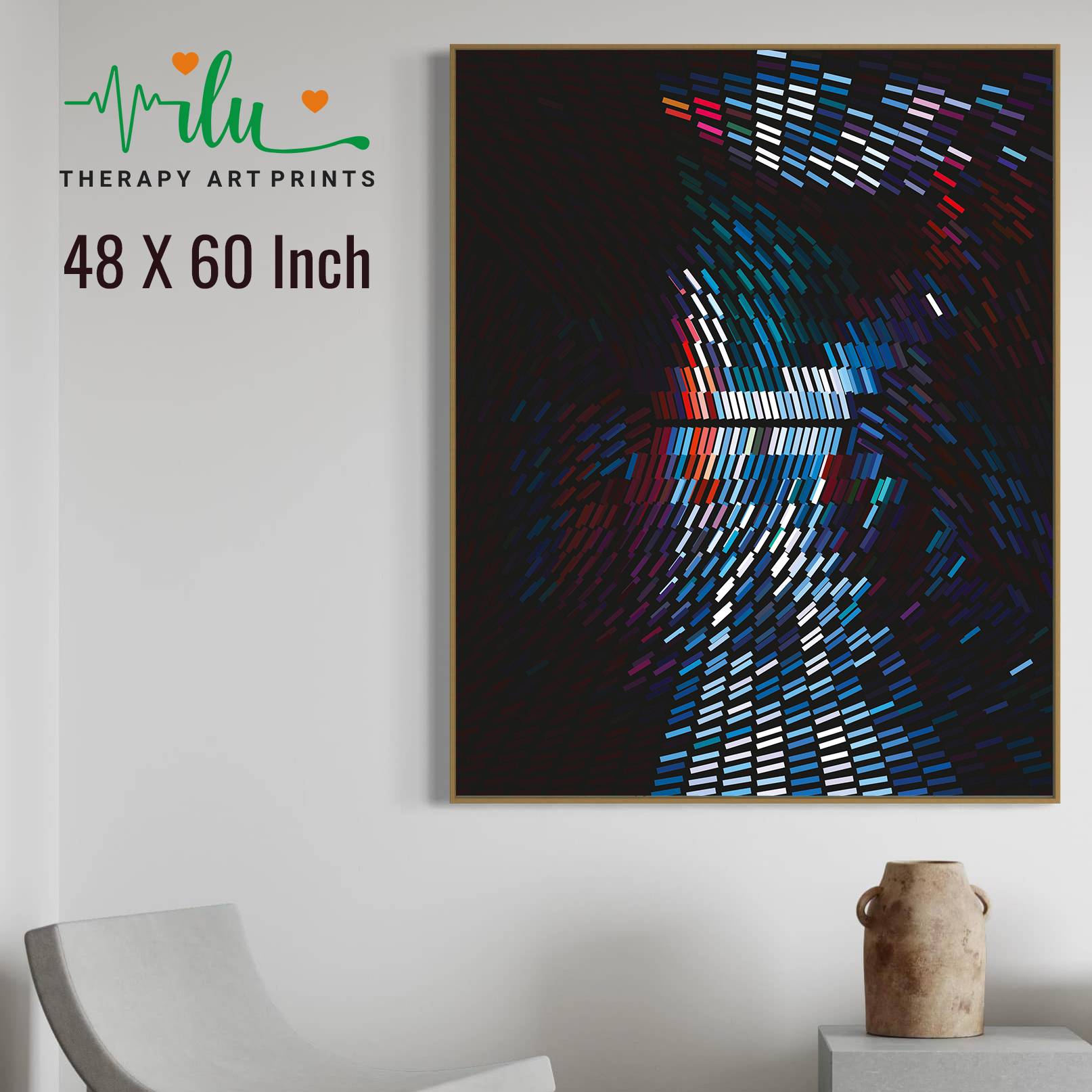 Mystic Hues – Dreamy Pattern Artwork, Ethereal Abstract Wall Art with Soft Gradients