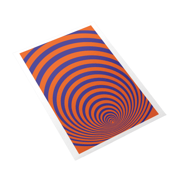 Anukrati Graphics Wall Decor Art Print -  Visual Escape Art - Illusion for Inner Calm