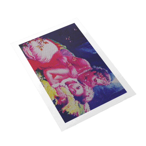 Anukrati Graphics Wall Decor Art Print -  Healing with Illusion – Shakuntala Dushyant Distance Love