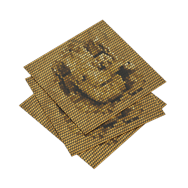 ANUKRATI GRAPHICS Home Decor Wall Art - Ganesha Pattern Art ? Sacred Wall Decor for Puja Room & Home