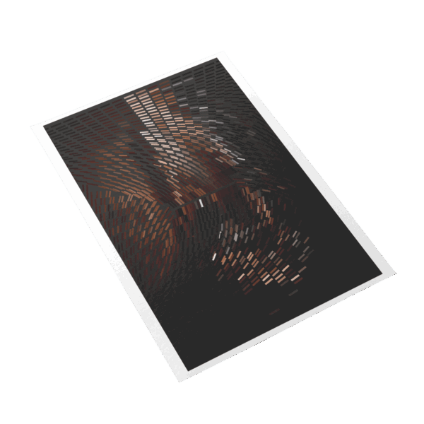 ANUKRATI GRAPHICS Home Decor Wall Art - Indian Paisley Echo