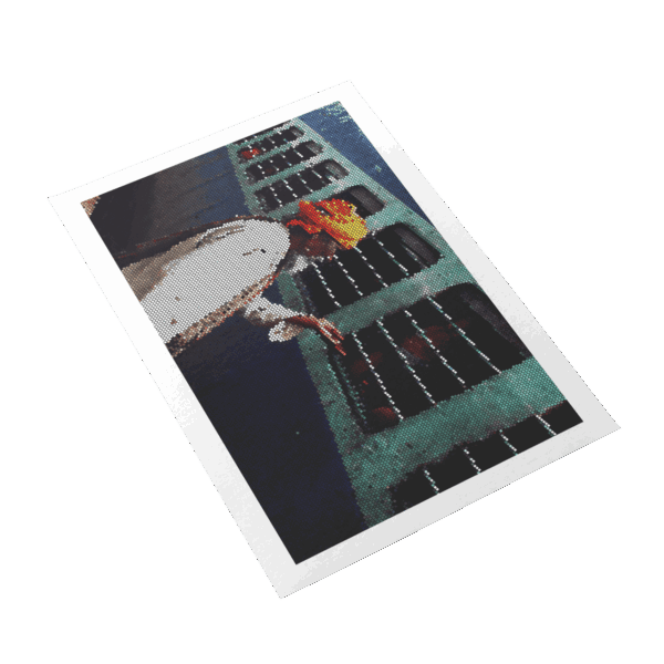 Abstract wall art with flowing wave-like patterns in calm tones – Waves of Memory by Anukrati Graphics.